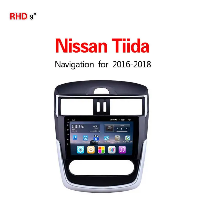 Lionet gps-навигация для автомобиля Nissan Tiida- 9 дюймов RN1021X - Размер экрана, дюймов: 4G8core4G64G