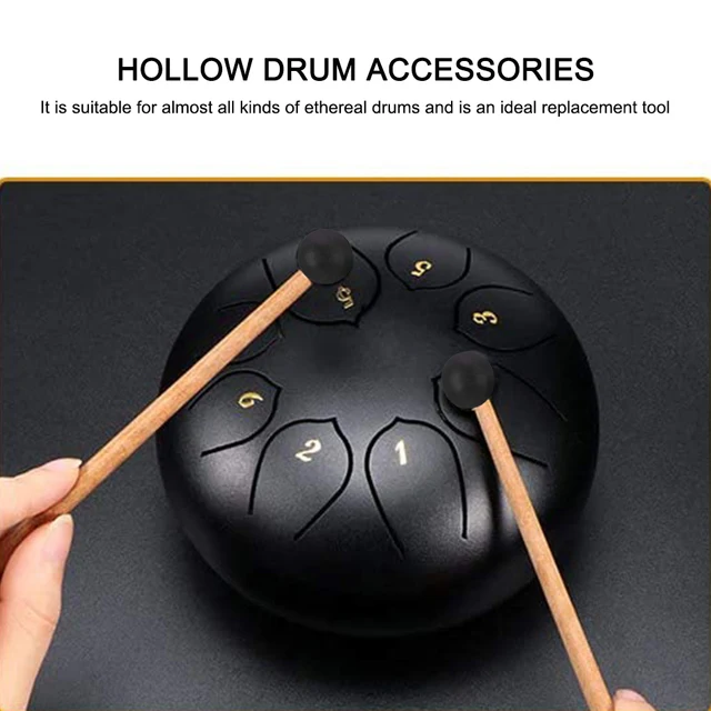 4pcs Steel Tongue Drum Finger Picks Silicone Rubber Handpan Finger