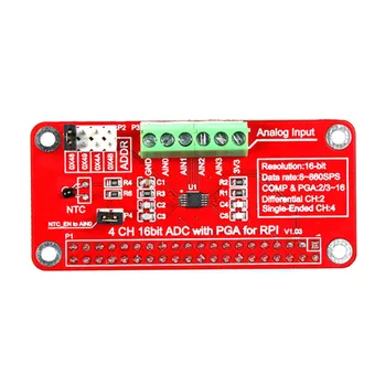 

16 Bits I2C ADS1115 Module ADC 4 Channel for Raspberry Pi 3/2 Model B/B+v