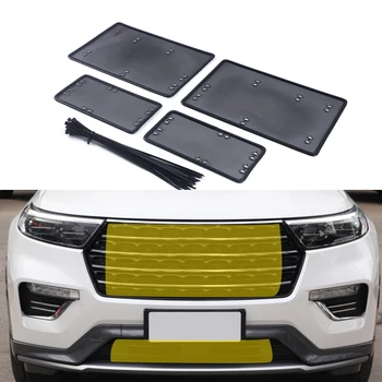 

For Ford Explorer 2020 Car Accessory Front Grille Insert Net Anti-insect Dust Garbage Proof Stainless Inner Cover Mesh