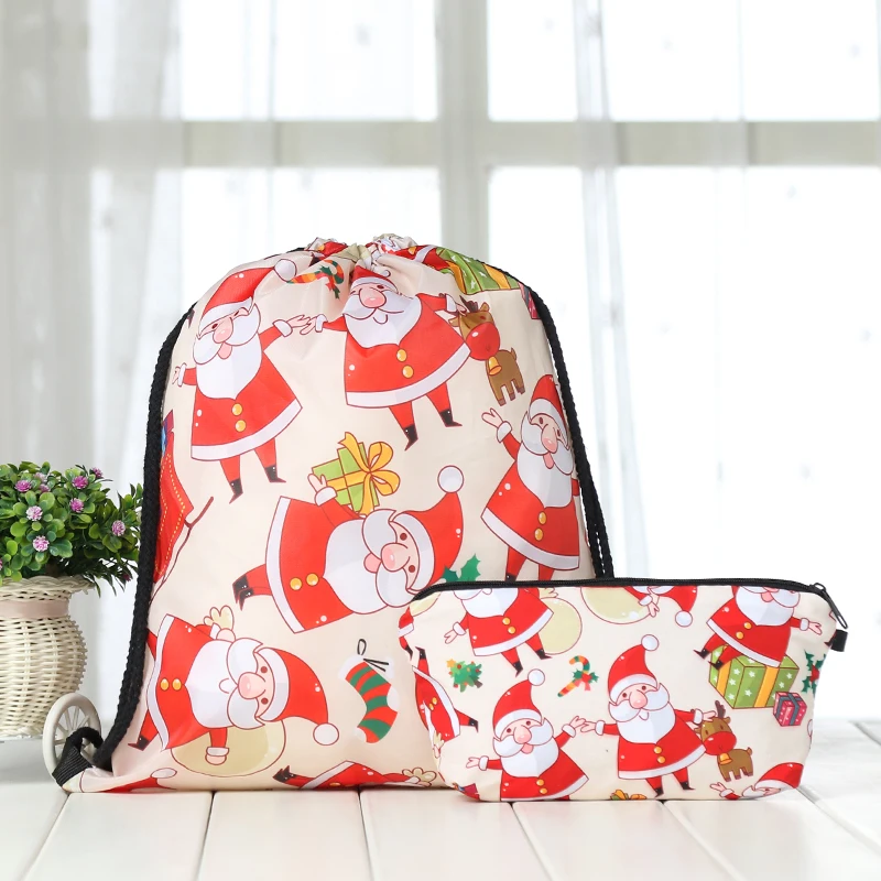 drawstring Suit Backpack drawstring bags fashion Halloween printing men Casual bags unisex Women's shoulder 3D Clutch bag new
