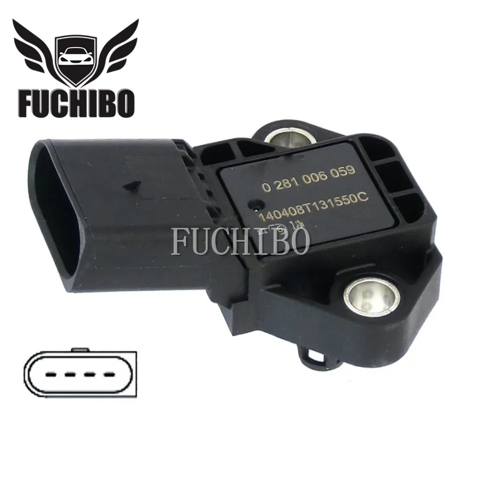 FUCHIBO 03K906051 карта сенсор для AUDI A1 A6 A7 Q5 PORSCHE PANAMERA впускной коллектор датчик давления наддува 0281006059 0281006060
