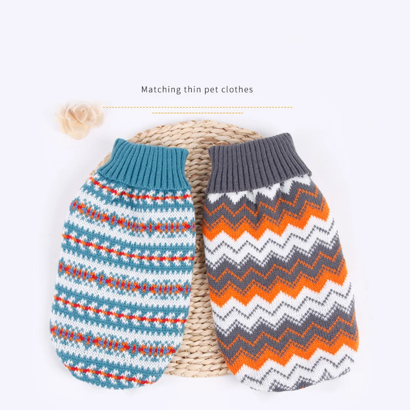 Pet Dog Clothes Pet Dogs Cats Knitwear Dog Sweater Puppy Kitten Warm Coat Chihuahua Clothing Dogs Winter Doggy Costume Clothing