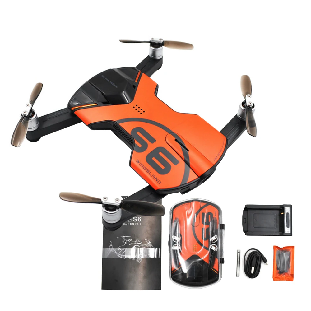 Wingsland S6 складной WiFi FPV дрона с дистанционным управлением GPS Wi-Fi приложение