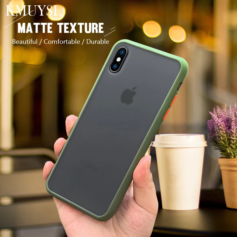 

Anti-knock armor phone case for Huawei Mate 20 P30 Pro Transparent Matte hard protective cover For Huawei P30 Mate 20 Pro Case