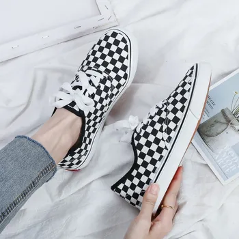 

2020 new spring and autumn women's shoes lace-up casual canvas shoes all-around fashion sneakers shoes low top women board shoes