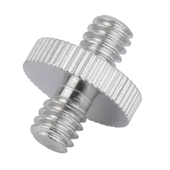 

1/4" Male to 1/4" Male Camera Screw Adapter For DSLR Tripod Mount Holder Monopod/Ball Head/Quick Release Plate/Flash Light Stand