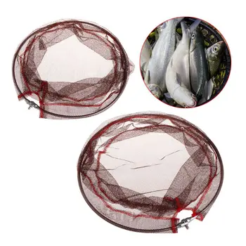 

1 Pc Fishing Net Mesh Bag Silicone Landing Net High Density Tackle Accessories 35cm/40cm Portable
