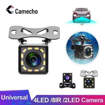 

Camecho Car Rear View Camera 4/8/12 LED Night Visions Car Rear View Camera Backup Reverse Parking Camera For Universal Camera