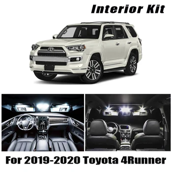 

14pcs Bright Auto Interior LED Light Bulbs White Canbus Kit For 2019 2020 Toyota 4Runner Map Dome Vanity Mirror Lamp