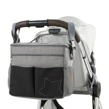 

Fashion Waterproof Baby Diaper Bags Large-capacity Mummy Maternity Nursing Bag Portable Stroller Hanging Bags Baby Care Wet Bag