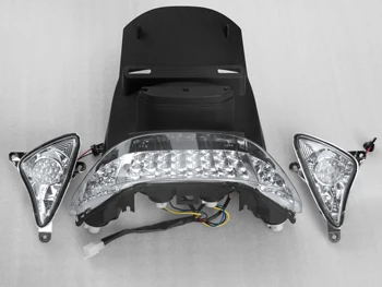 

LED Rear Tail Brake Light Turn Signal Integrated Fit For T-MAX Tmax 500 TMAX500 XP500 2001-2007 2002 2003 2004 2005 2006