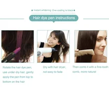 Новая быстрая ручка для окрашивания волос одноразовая Временная Краска для волос цветные Меловые мелки краска контур ручка CTN88