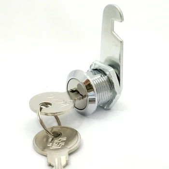 

Cabinet Lock Secure Important Files and Drawers Lock with 2 Keys, Zinc Alloy, M18xL16, Keyed Security Cam Lock for Letter Box