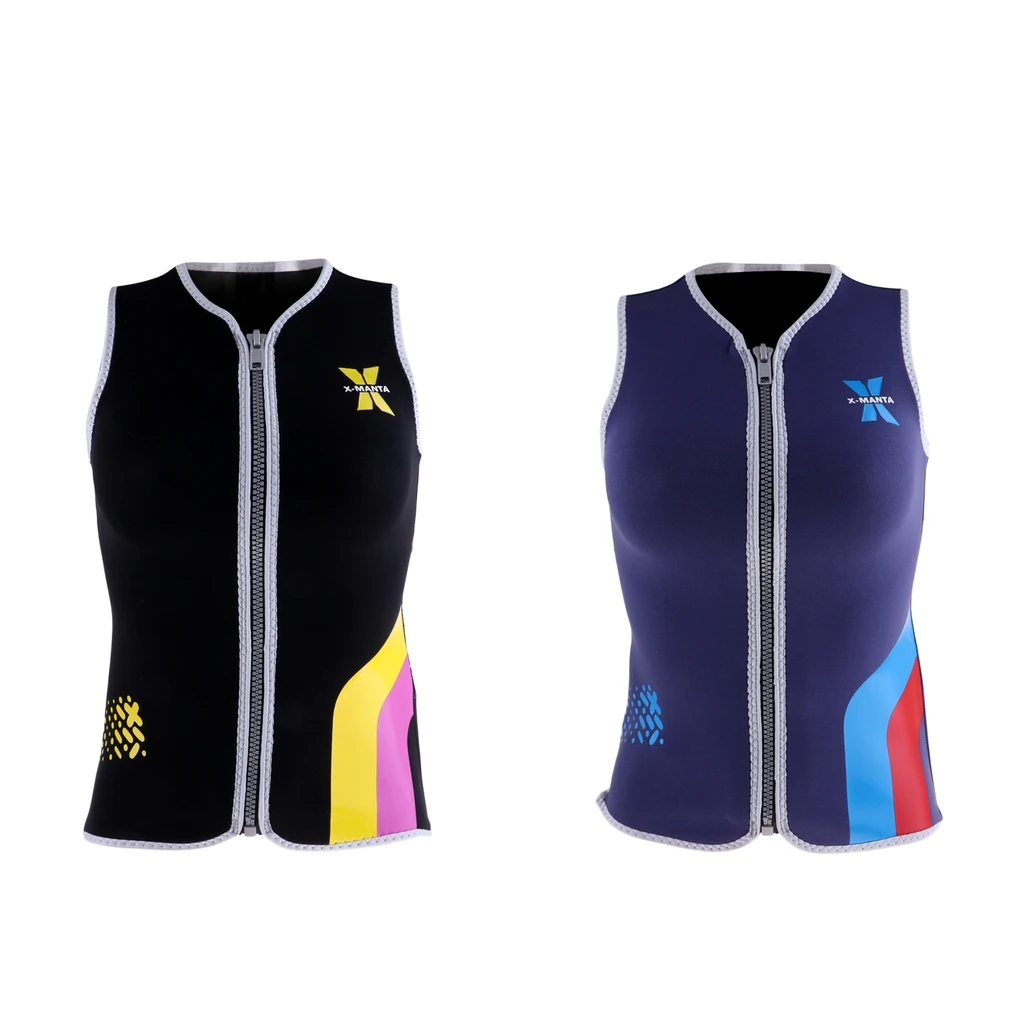 Wetsuits Top Premium Neoprene 3mm Wetsuit Vest for Women Scuba Diving Surfing SUP Kayak Canoe Sailing