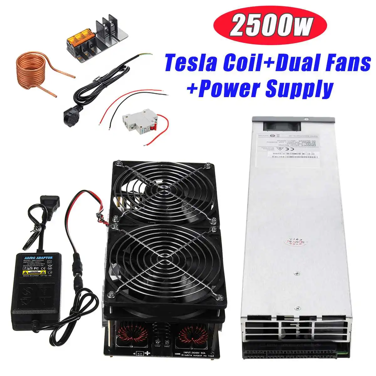 12V 48V 2500W/1800W ZVS Induction Heating Board Module Flyback Driver