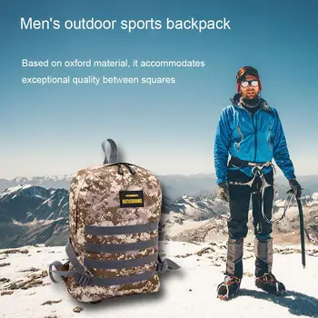

Hot Sale Backpacks Delicate Texture Men Waterproof Outdoor Sport Backpack Hiking Oxford Large Capacity Shoulder Bags