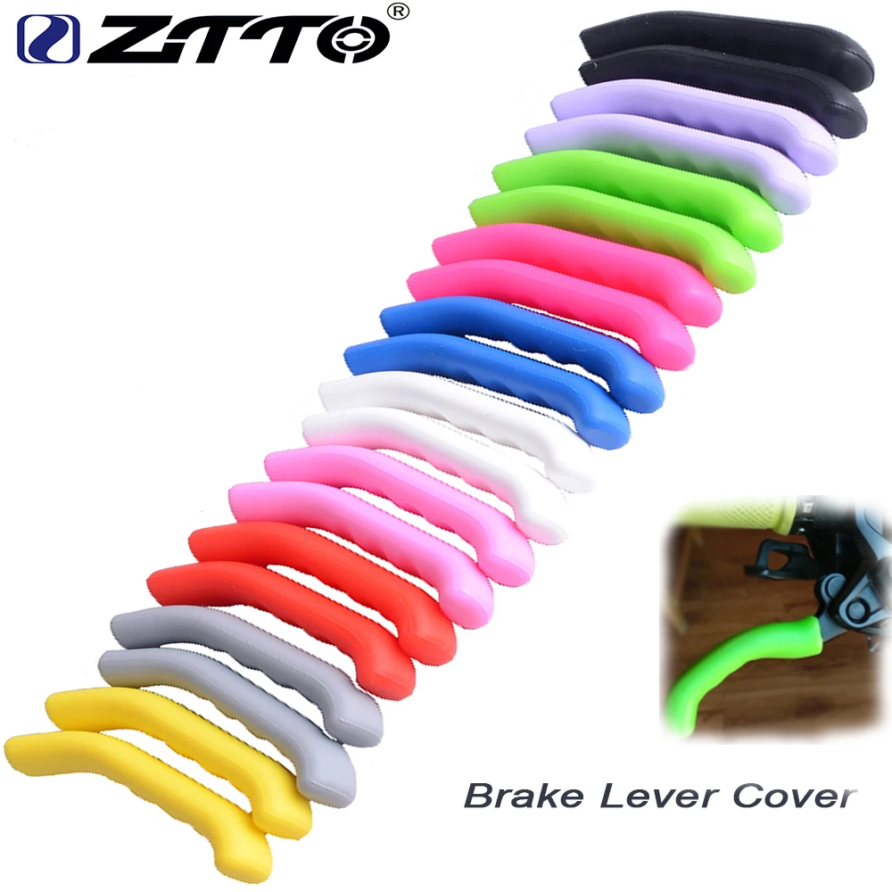 

ZTTO Silicone Gel Universal Type Brake Handle Lever Protection Cover Protector Sleeve for Mountain Road Bike Fixed Gear