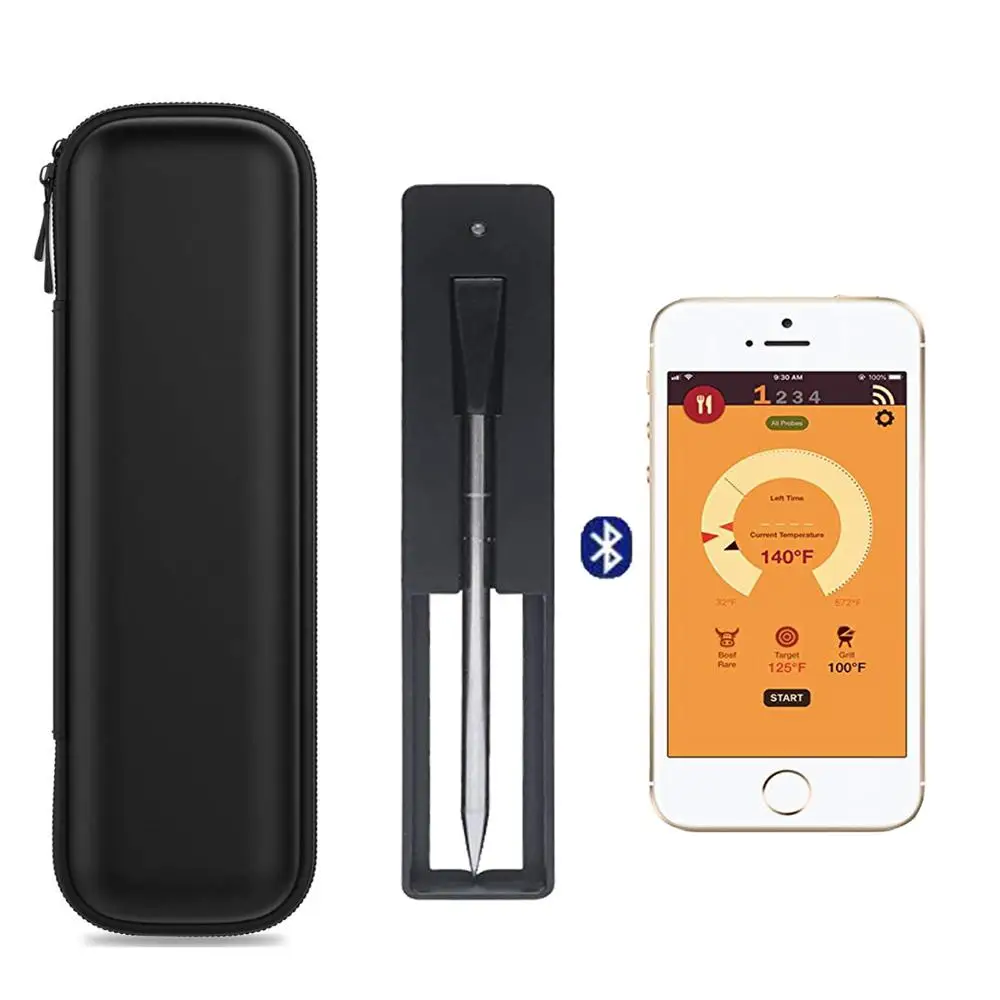 BBQ Meat Thermometer Wireless Digital Bluetooth Barbecue Accessories  for Oven Grill BBQ Smoker Rotisserie Kitchen Gift