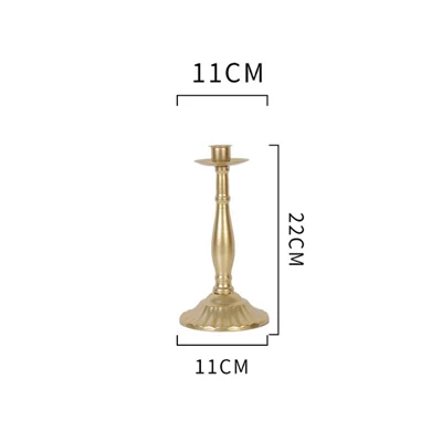YuryFvna скандинавский Золотой подсвечник ароматический подсвечник кованый подсвечник Отель Свадебный Ресторан украшение дома - Цвет: 1-Arm