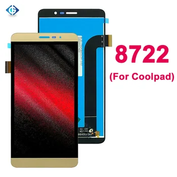 

10pcs Display For Coolpad 8722 LCD Display Touch Screen Digitizer Screen For Coolpad 8722 Screen Complete Assembly Ship DHL