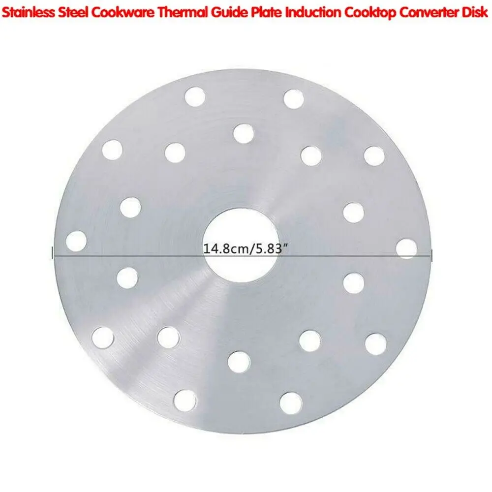 Stainless Steel Cookware Thermal Guide Plate Induction Cooktop Converter Disk Firm structure Durable Convenient HG14117