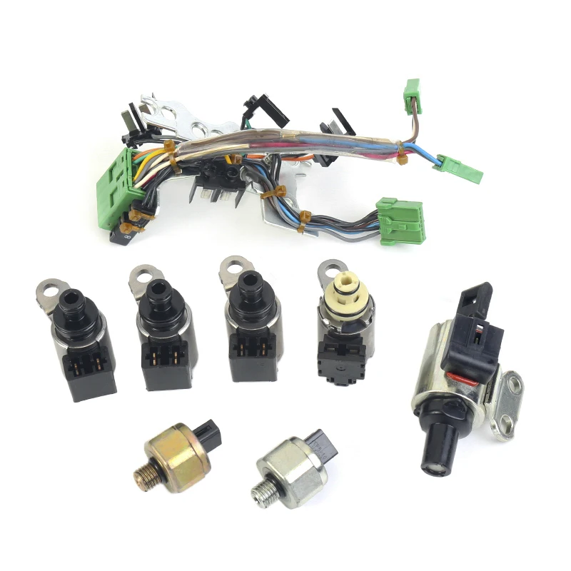 

JF011E RE0F10A CVT Электромагнит коробки передач kit, переключатель, шаговый двигатель для Nissan Dodge Jeep Patriot Mitsubishi lancer Renault
