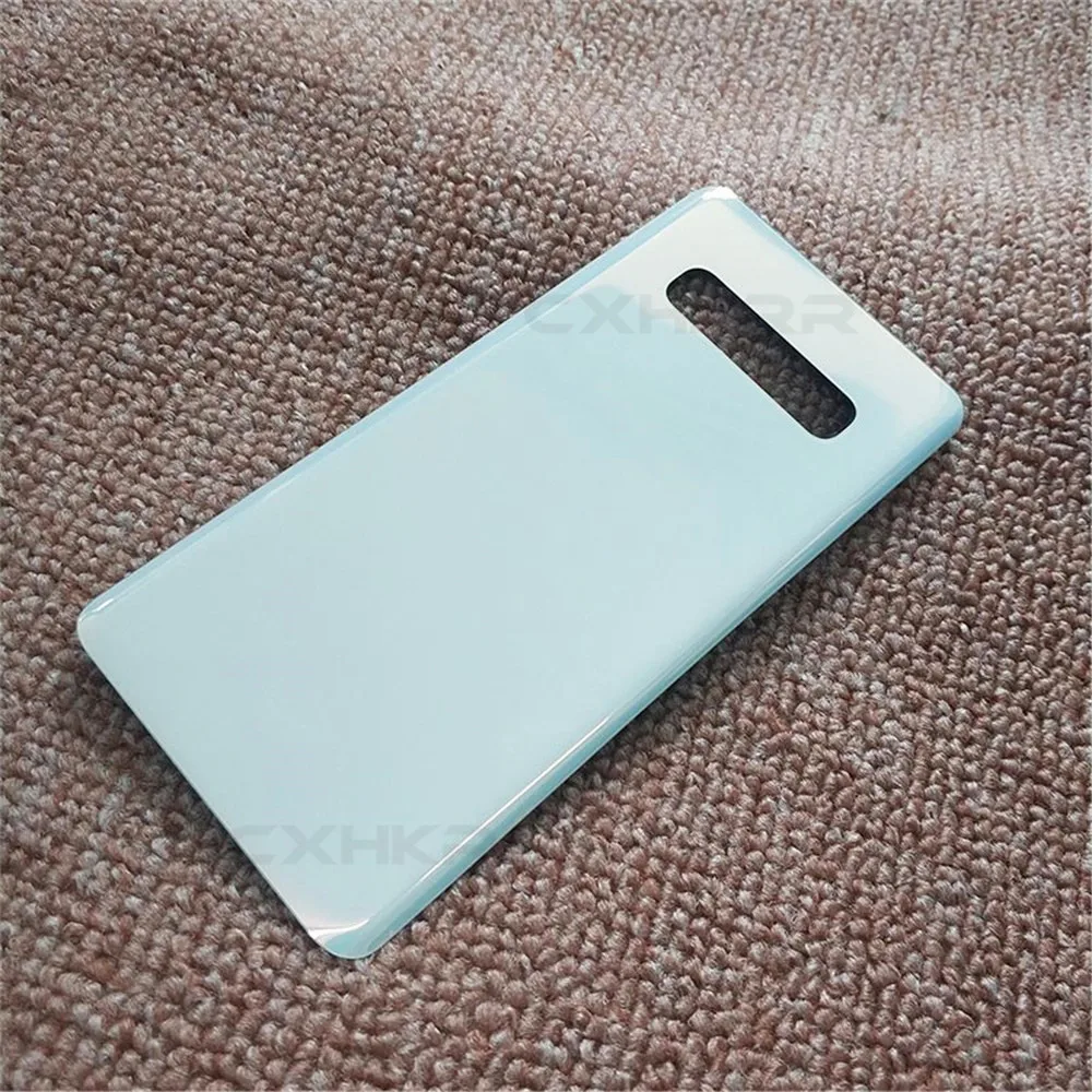 Новинка, для samsung Galaxy S10 Plus S10+ задняя крышка чехол для батареи стеклянная крышка корпуса. Задняя крышка двери для samsung S10Plus