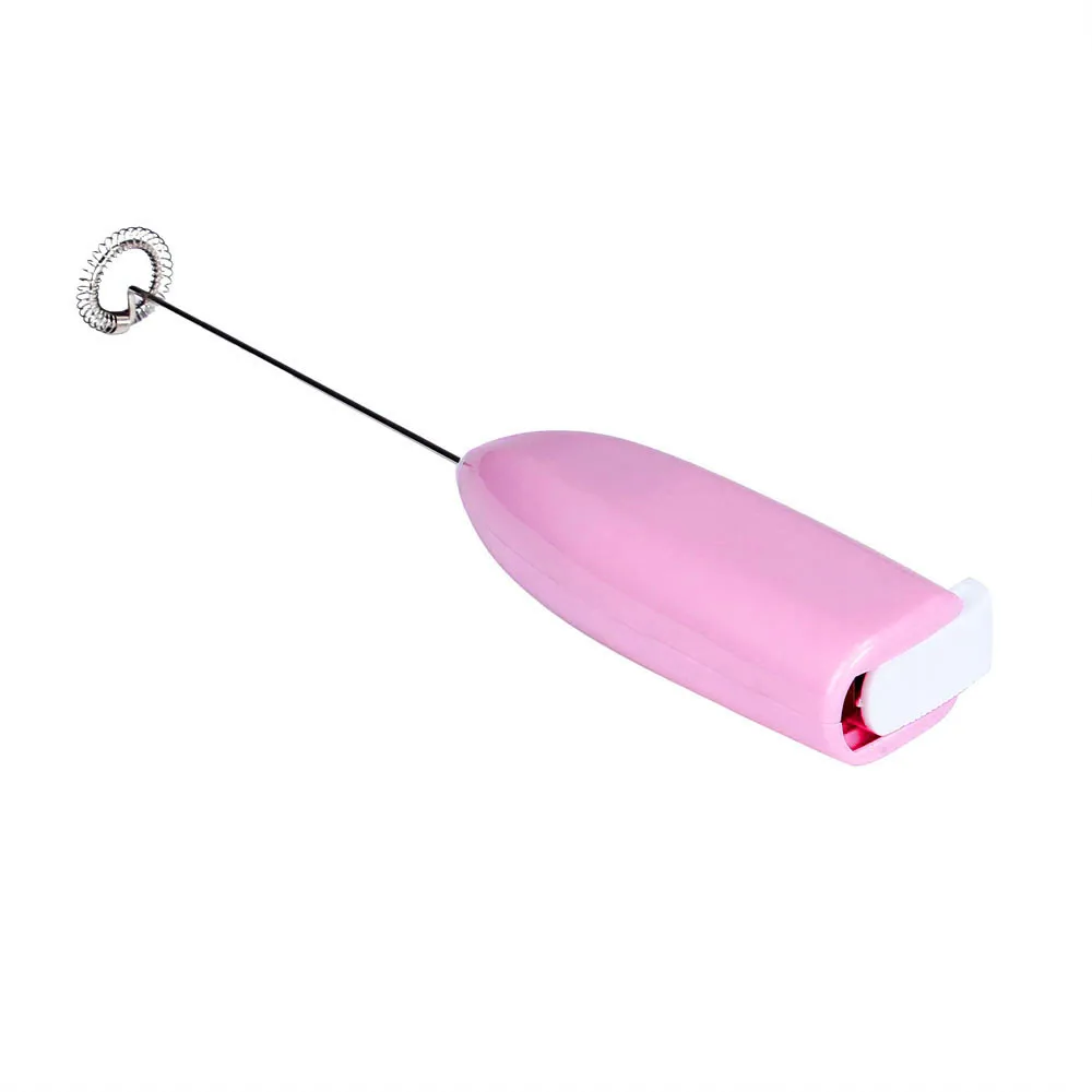 Модный розовый кухонный Электрический миксер для взбивания кофе взбиватель для молока с яйцами из нержавеющей стали электрический миксер L* 5