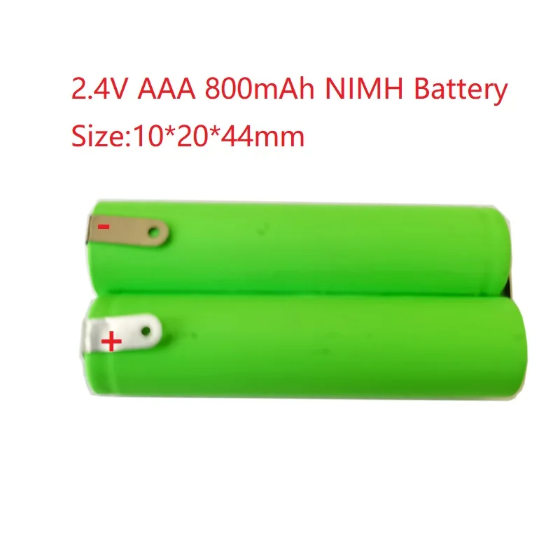 2.4V 800Mah Aaa Nimh Batteria Fai Da Te Per Ys534/17 Acqua Pik Wp-900 Remington Barba Trimmer Rasoio Rasoio