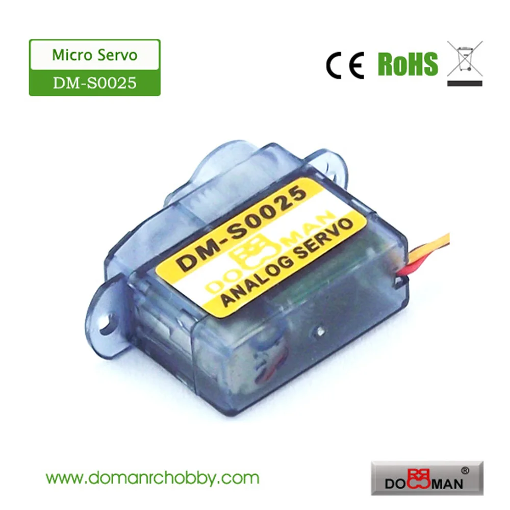 Прямая с фабрики 100 шт DM-S0025 2,5g цифровой супер микро rc сервопривод