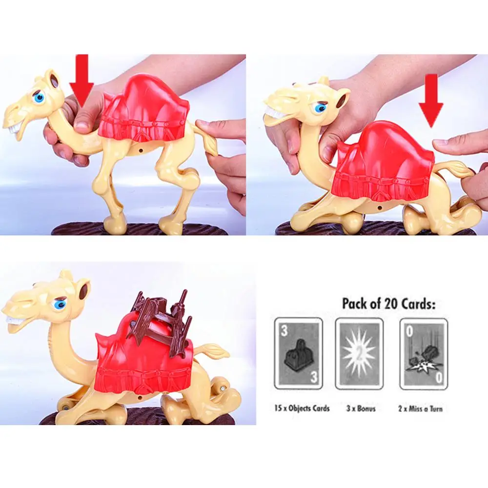 MagiDeal Alibaba And His Bucking Camel Load the Camel Kids Creative Board Game Toy Parent-child Toy Boad Game