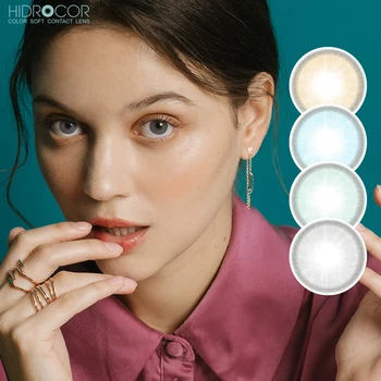 

HIDROCOR® ALLURE Series Korea Color Contact Lens 2pcs / Pair 14.2mm Yearly Disposable Contact Lenses For Cosmetic Without Degree