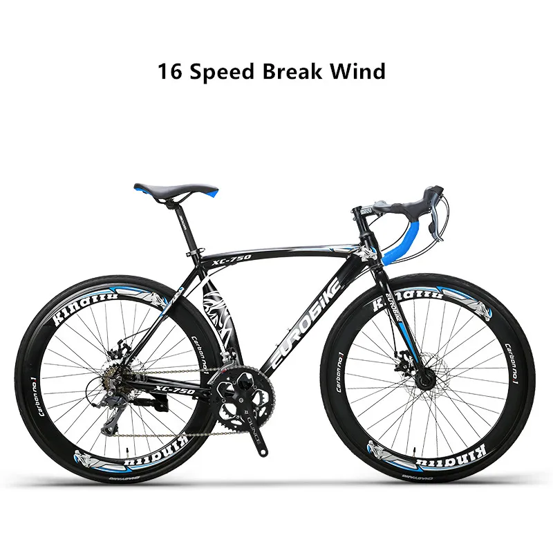 Discount New Road Bike 14/16 speed 700C*52cm bike Aluminum alloy frame Bend bicycle Racing Cycling disc brake road bike Outdoor Biciclete 5