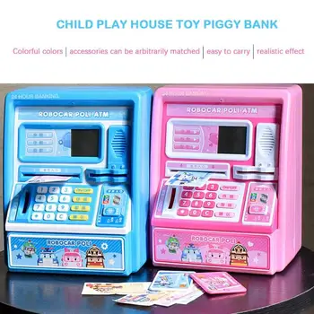 

Plastic Mini Simulation Cash Machine Delicate Design Practical Pretend Play Kids Especially Creative Educational Toy