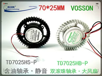 

Dual ball bearing mute TD7025HB - 7025 P oil 12 v turbine car air purifier fan