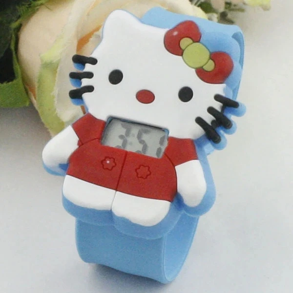 Электронные часы с рисунком hello kitty для девочек