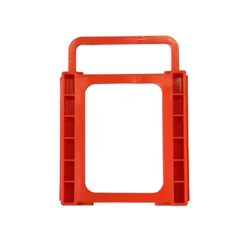 

2.5 to 3.5 inch SSD HDD Notebook Hard Disk Drive Mounting Rail Adapter Bracket Holder with Screws Red