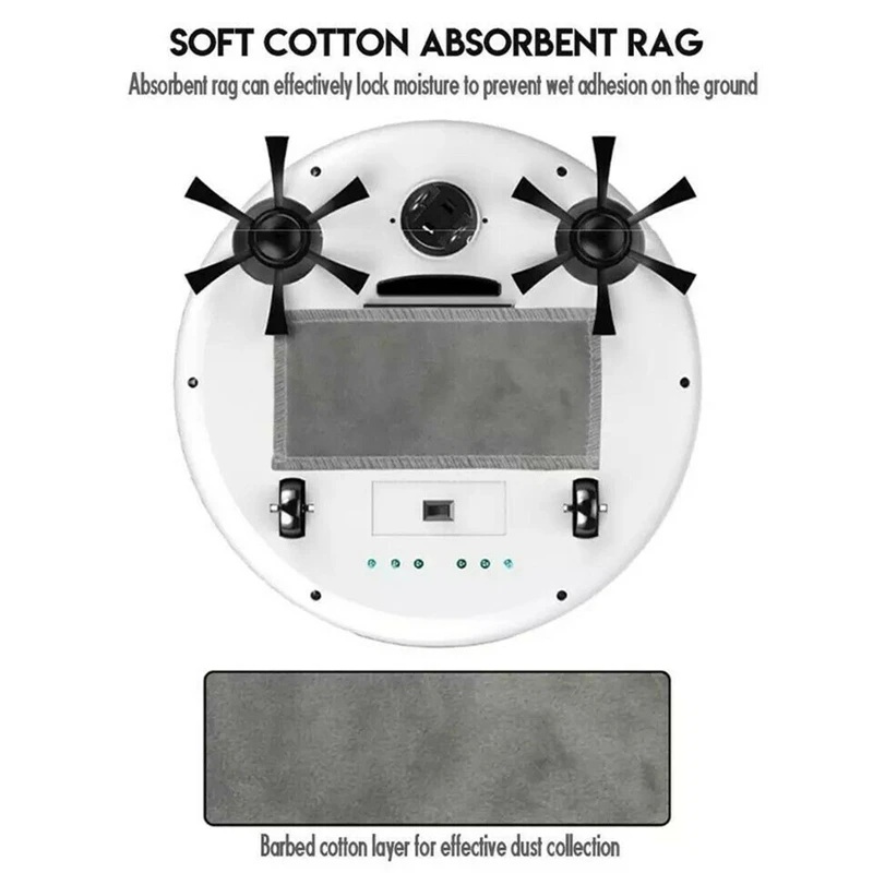 Top Sale Rechargeable Smart Vacuum Cleaners Robot 4 in 1 3200Pa USB Auto Smart Sweeping Dry Wet Mop UV Sterilizer Strong Suction