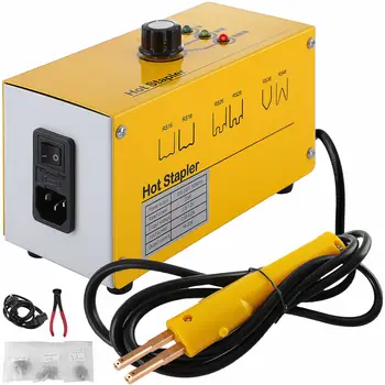 Price New Hot Stapler Plastic Repair Welding Machine Kit 20W Gun Kit For Plastic Repair Welder Bumper 300 Staples 3 Heat Settings