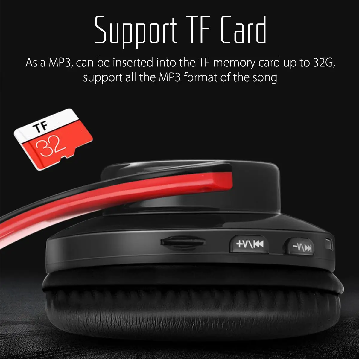 Wireless Gaming Headset Foldable bluetooth 5 0 Headphone Handsfree Support TF Card FM RadioCall Headphones Sporting Earphones