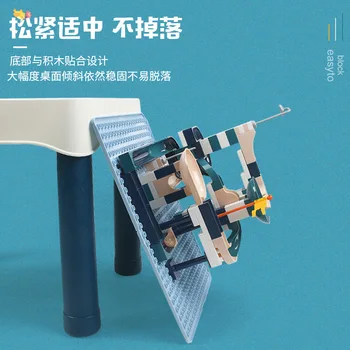 

Children Large Grain-Based Building Blocks Table Assembled Toys Educational Multi-functional Game Building Blocks Toy Table Dual