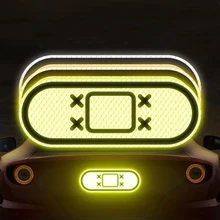 2 шт творческие свидетельствует об этом Светоотражающие Стикеры для украшения автомобиля нуля модификации защитная лента для е-скутер способный преодолевать Броды велосипед Сделано с 3 м