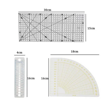 

Sewing Ruler Portable Sewing Measuring Tailor Craft Tool