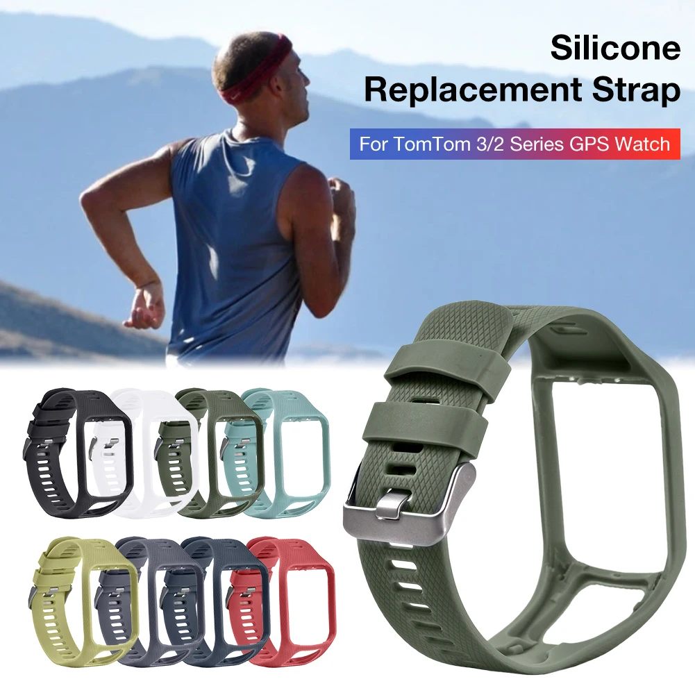 Сменный силиконовый ремешок для Tom Runner 2/3 Spark/3 Спортивные часы c GPS TPE Жесткий ПК держатель водонепроницаемые часы аксессуары