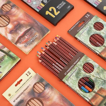 

JIANWU ART5 12 color pencil Creative for portraits and landscapes Colors pencil wood art drawing pencil School supplies kawaii