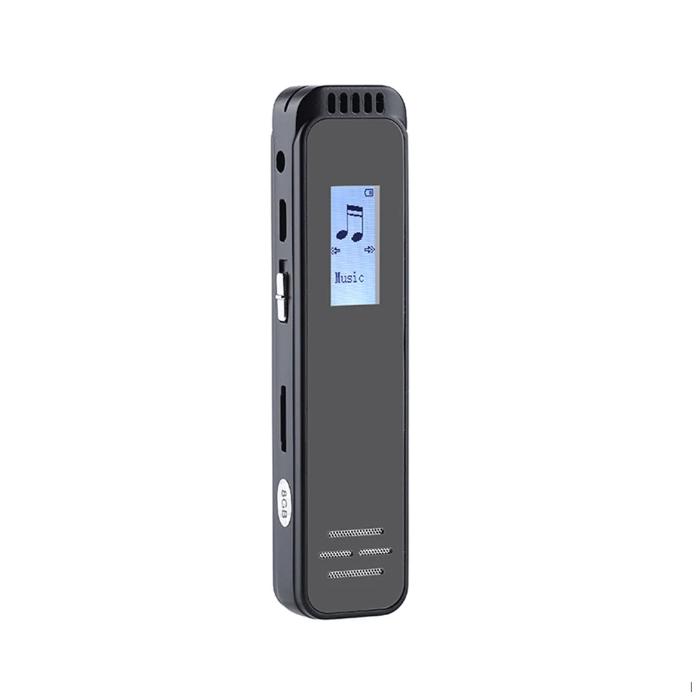 8 ГБ перезаряжаемый OLED цифровой аудио звук диктофон FLAC WMA MP3 без потерь аудио плеер