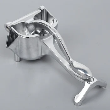 

Limes Citrus Lemon Squeezer Silver Manual Press Juice extractor Pour spout