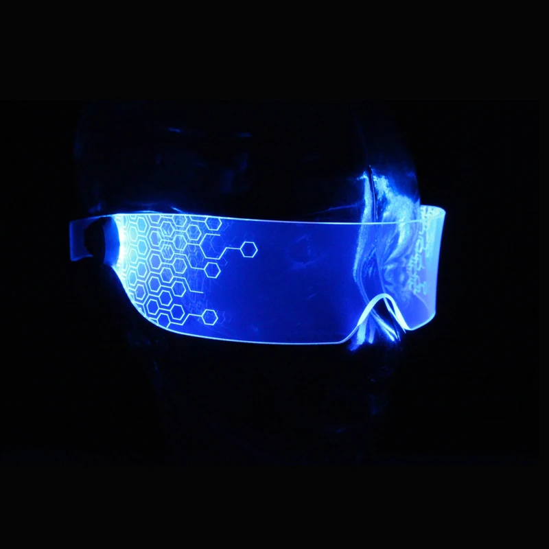 

Очки с подсветкой future technology для ночного клуба, выступления на сцене, вечеринки gogo lumious party очки в стиле Косплей