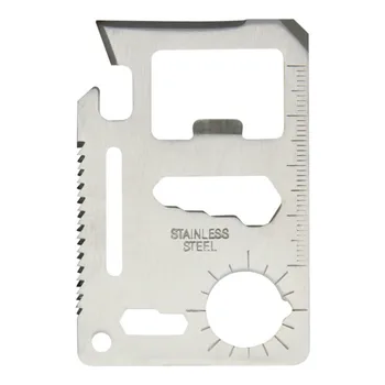 

Multi-function 11-in-1 Stainless Steel Survival Military Knife Tool Outdoor Travel Outdoor Camping Emergency Card Pocket Knife